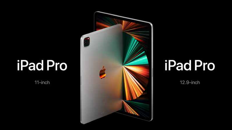 12.9″ iPad Pro’s mini-LED display features 1.6K nits peak brightness, 1K nits full-screen brightness, and 2,596 local dimming zones for a 1M-to-1 contrast ratio