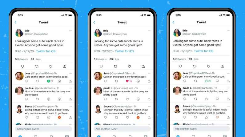 Twitter begins expanding its reply downvote test globally on web and mobile; downvotes are not public and are used to tweak which replies Twitter shows