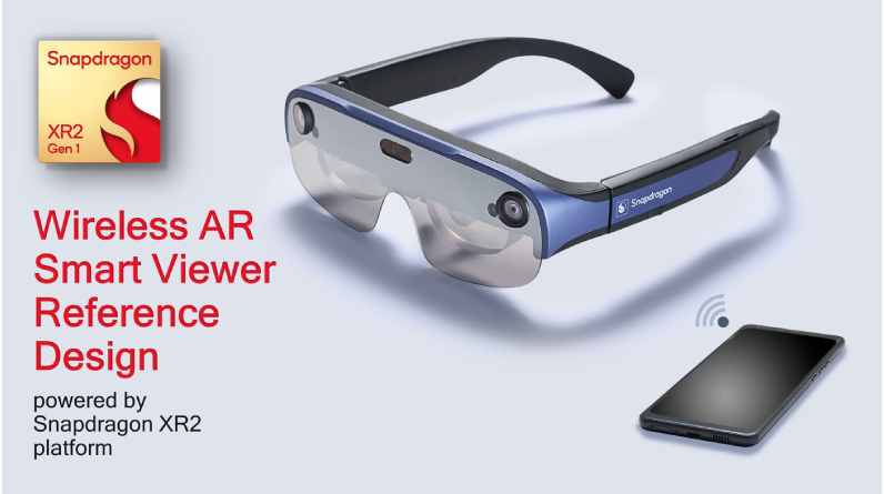 Qualcomm updates its AR Smart Viewer reference design with a higher-powered chipset, a Wi-Fi 6 / 6E and Bluetooth tethering system instead of USB-C, and more
