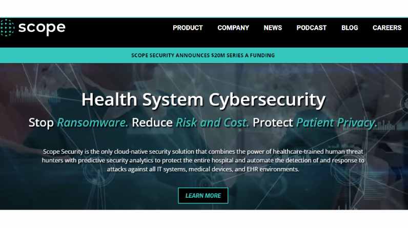 Scope Security, which offers a managed threat detection and response service to health care organizations, raises a $20M Series A led by Thrive Capital